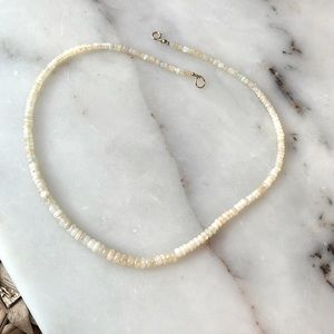 Nwt genuine gold and Opal gemstone necklace